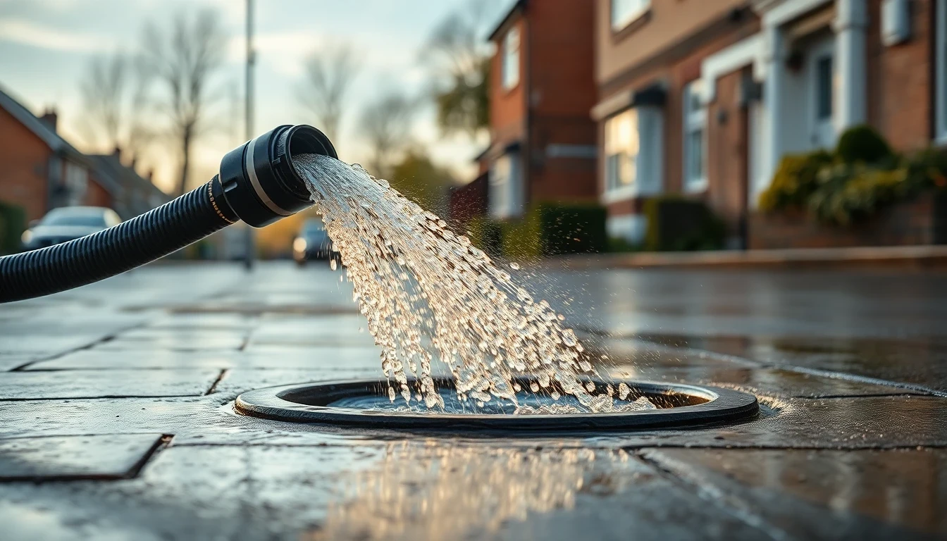 Drain Jetting in Swadlincote, Derbyshire