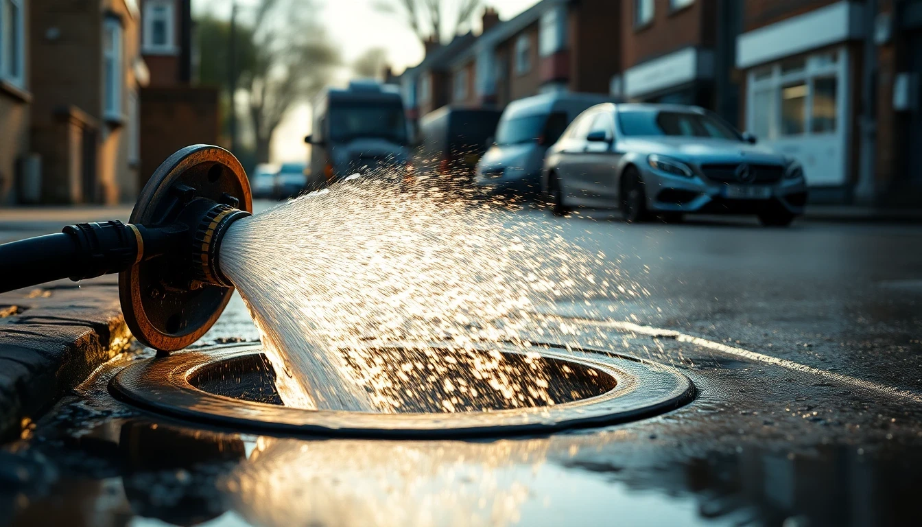 Drain Jetting in Uttoxeter, Staffordshire